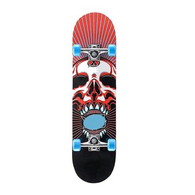 China Complete Skateboard 7 Layer Maple Double Kick Cruiser Deck Professional Wholesale Concave Tour Skateboard For Beginners for sale