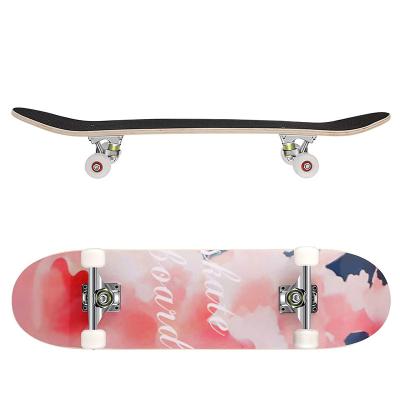 China Double Kick PRO Professional Complete Skateboard 7 Layer Chinese Maple Wood Adult Dupes Skate Board For Beginner for sale