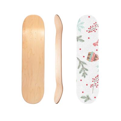 China Professional Skater Flower Free Custom Design 7 Ply Maple Deck Kick Beginner Skateboard Vintage Skateboard Decks Dual for sale