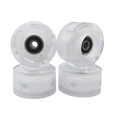 China Professional Skater Skate Wheels 54mm Skateboard Wheels And 83A Bearings Indoor Outdoor Light Skate Wheels With T Tools For Double Row S for sale