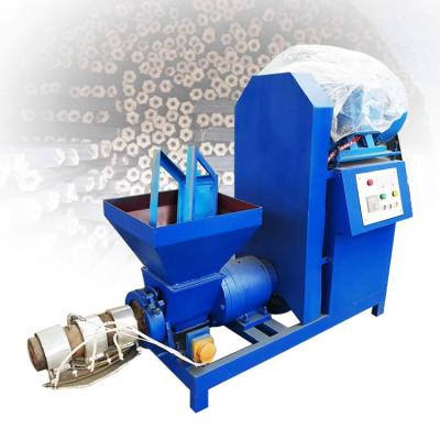 China Home heating rice husk sawdust briquette extruder machine coconut shell charcoal wood machine for sale