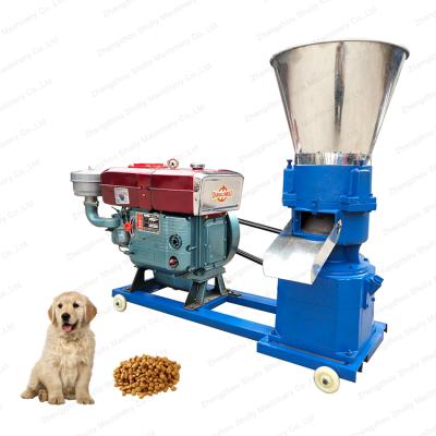 China Poultry Farm Pellet Machine Wood Mill Feeds Pelletizer Machine Animal Feed Pellet Fish Feed Pellet Machine for sale