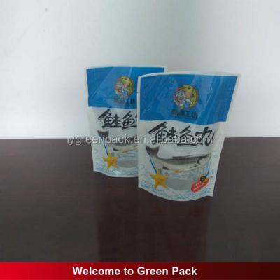 China BIODEGRADABLE plastic frozen bag of food packaging, seafood, frozen fish/shrimp and plastic bag/packaging material for frozen food for sale