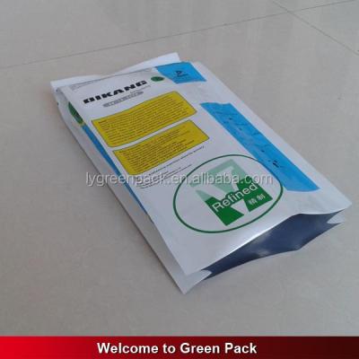 China 3 layers moisture proof packaging paper laminated pp woven bag for food, milk powder, frozen fish, chemical, potato for sale