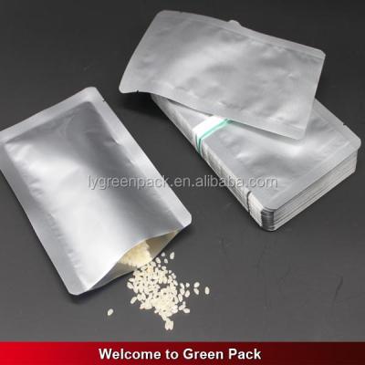 China Aluminum foil moisture proof bag with zipper printed/heat sealed foil bag/foil plastic bag for sale