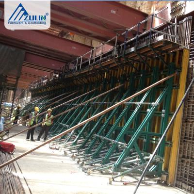 China Basement ZULIN Single Side Bracket Shuttering Concrete Construction Wall Plates Formwork for sale