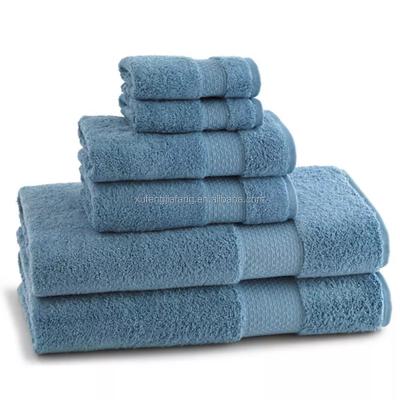 China Customized 100% Superior Bath Towel Plain Cotton Bath Towel Hotel Towel Set QUICK DRY for sale