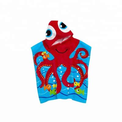 China High Quality Sustainable Bathrobe Kids Bath Towel Robe For Kids Bathrobe With Hood for sale