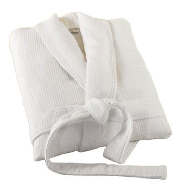 China Thermal 100% Cotton Bathrobe Embroidered Bathrobe Adults Bathrobe For Hotel Use for sale