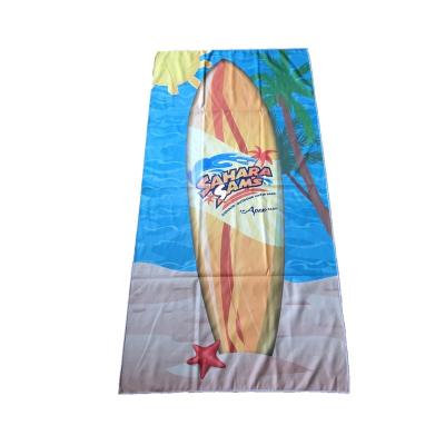 China Sustainable Microfiber Suede Beach Towel Eco Friendly Sand Free And Foldable Travel Beach Towel for sale