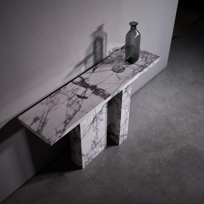 China Natural Marble Classic Designs Console Table Modern Living Room Table Natural Marble Console Table for sale