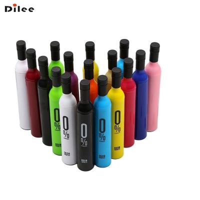 China Logo Print Manual Foldable Digital Custom Casual Printing Cheap Wine Bottle Deco Shape Umbrella Design Factory for sale