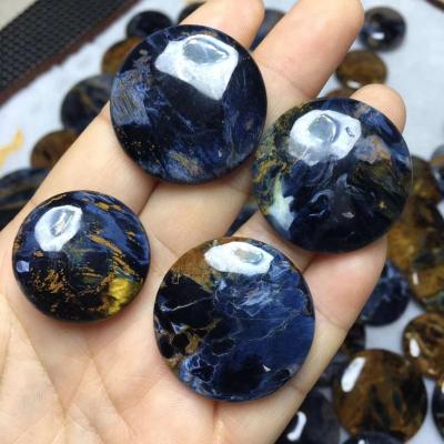 China Natural Stone Crystal Carvings from China Crystal Stone Polished Pietersite Round for Healing for sale