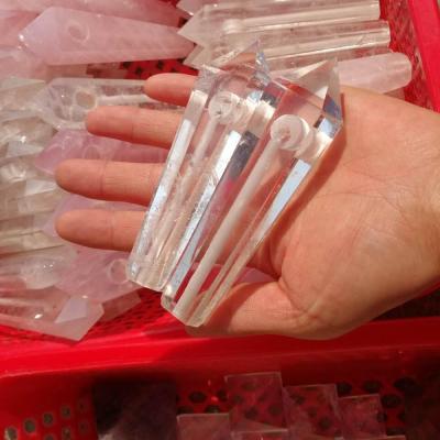 China Hot Sale China Quartz Wand Natural Mix Point Crystal Smoking Pipe for sale