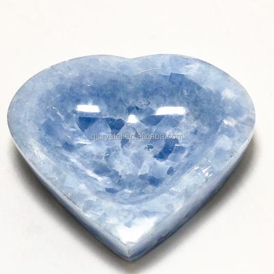 China China Wholesale Natural Blue Calcite Crystal Bowl Decorative Celestite Bowl For Healing Energy for sale