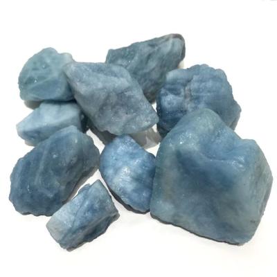 China China Wholesale Crystal Stone Natural Raw Aquamarine Rough Stone For Decoration for sale