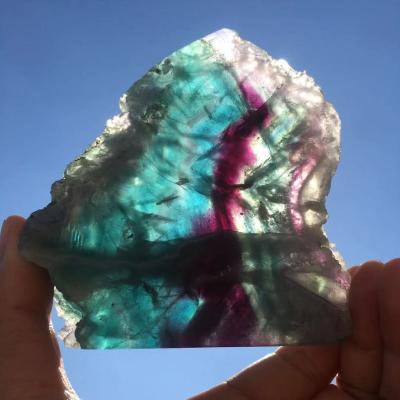 China China Wholesale Natural Crystal Stones Rainbow Fluorite Free from China Shapes Healing Crystals for Decoration for sale