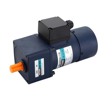 China Motor AC Totally Enclosed DC Brush PMDC Gear Motor With Encoder Controller Driver For Automation Industry Transporting Machine for sale