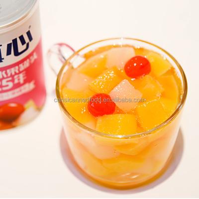 China Canned Mixed Tropical Fruit Mix in 425g Syrup Cans for sale