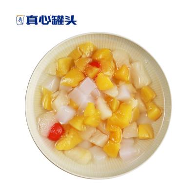 China Famous Brand Canned Zhenxin Canned In 425g Tins Mixed Fruit Salad In Syrup for sale