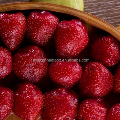 China FROZEN Bulk Canned Food Products Canned Strawberry In Syrup for sale