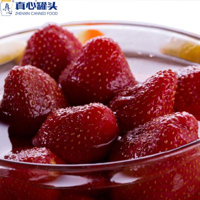 China China Canned Canned Food Type Strawberry Fresh Fruit /Strawberries In Syrup 880g/680g In Glass Bottle for sale