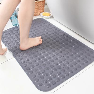 China Viable Non-Slip Bathroom Anti-Slip Mat PVC Floor Mat Hotel Bathroom Bathtub Foot Pad Foot Protector Massage Mat Bath With Suction Pad for sale