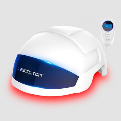 China Dropshipping Loss Prevention LED diode laser hair growth helmet device to treat hair loss therapy regrowth device for sale