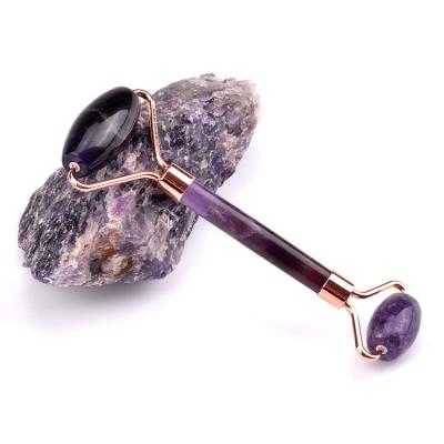 China 2022 big promotion cheap silent xiuyan amethyst jade roller beauty facial roller massage spa lower prices for sale