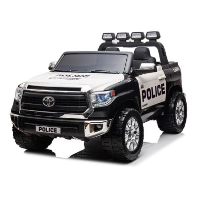 China Ride on Toy Licensed Toyota Tundra Kids Electric Police Car Kids Battery Operated Car with Music and Lights for sale