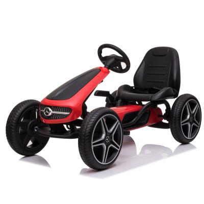 China Toy Hot Sale Factory Wholesale 4 Wheels Mercedes Benz Licensed Ride On Car baby car pedal ride on go kart for kids for sale