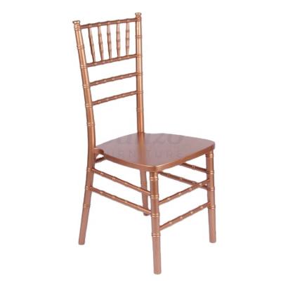 China Traditional Wholesale Gold Wedding Chiavari Chair Event Restaurant Hotel Dining Chair for sale