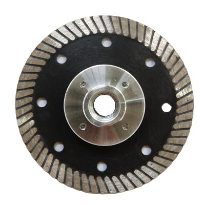 China Cutting Granite 105mm Diamond Turbo M14 Flange Stone Cutting Saw Blades for sale