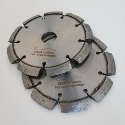 China Hot Sale 125mm Concrete Diamond Tuck Point Saw Blade V Grooved Slot Hunter Saw Blade For Concrete And Brick for sale