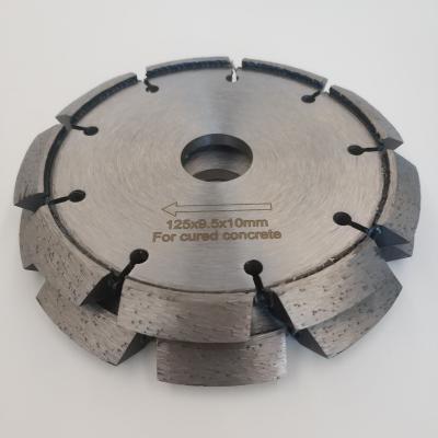 China 125 Mm Concrete For Concrete Bricks V Grooving Tuck Point Saw Blade Diamond Slot Hunter Saw Blade for sale