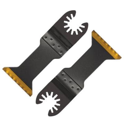 China Quick Release Quick And Smooth Cut Titanium Oscillating Multi Tool Saw Blades For Material Hard Wood Metal for sale