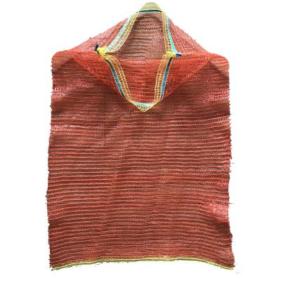 China Mesh Agriculture Recycled Pouch Net Keep Net Bag Raschel Sack For Vegetable And Fruit Packing Bag for sale