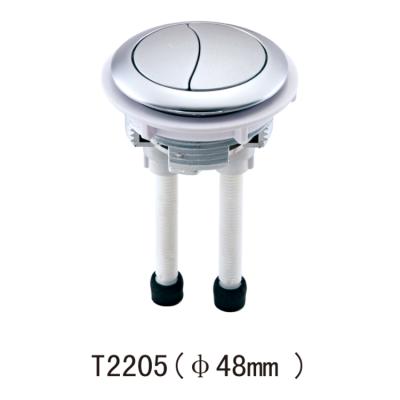 China Double ABS Chrome Plating Chrome Plating Dual Flush Toilet Bowl Push Button,Toilet Cistern Top Flush Push Button for sale