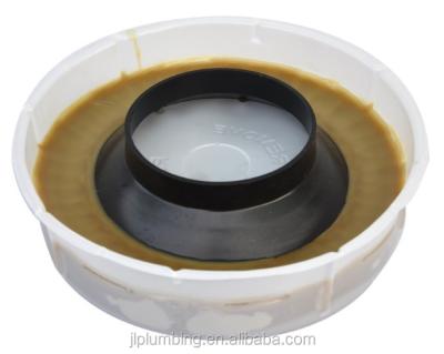 China With Popular Cheap Plastic Sleeve Toilet Bowl Wax Ring With Flange for sale