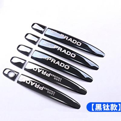 China Stainless Steel Prado 2003-2009 Overbearing Black Modified Interior Handle Patch For Toyota Prado for sale