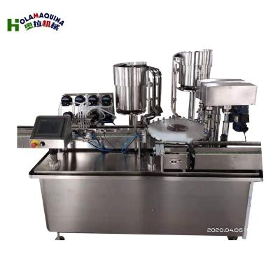 China High Quality Food Vial Pharmaceutical Medical Glass Bottle Filling Sealing Label Machine Equipment for sale