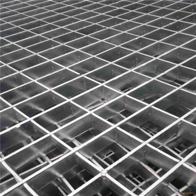 China Industrial Soft Pressure Lock Parking Lot Grating Tree Structure Steel Grating for sale