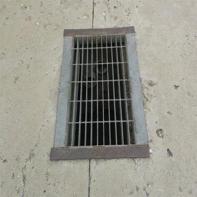 China Industrial building materials metal lowes corten steel grating ditch drain channel cover for sale