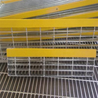 China Industrial Metal Serrated Surface Steel Stair Tread From Grating for sale