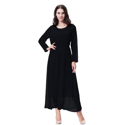 China 2022 Fashion Spring Ladies Anti-static High Quality Ladies Long Sleeve Elegant Casual Dress Ladies Chiffon Dress for sale