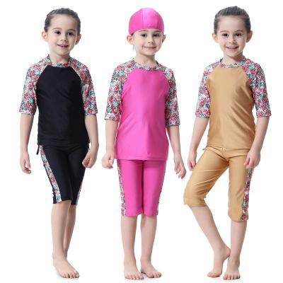 China Hot-selling QUICK-DRY guarantee girls' quality cute children's swimwear Muslim swimwear for sale