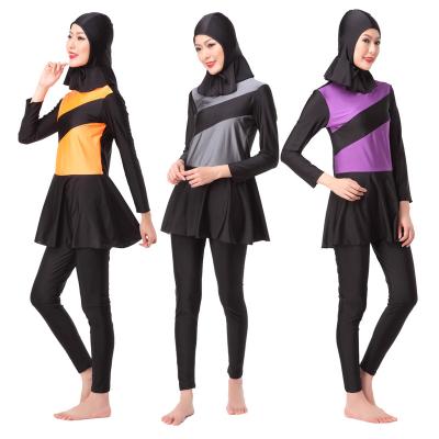 China Top Craft Anti-UV Customized Muslim Swimwear Girls Ladies Women Muslim Bathing Suit Swimwear for sale