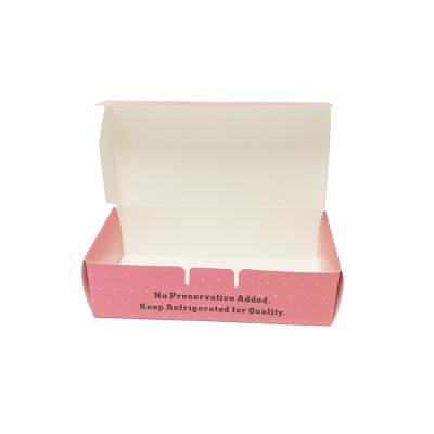 China Recyclable custom design cute red food packaging boxes cake paper box mooncake box for sale