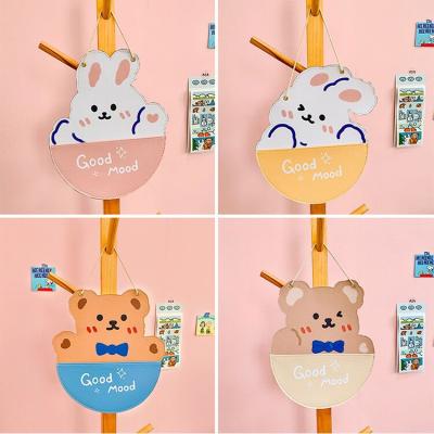 China Japan Style Cute Cartoon Wall Mounted Type Waterproof Bedroom Storage Bag for sale