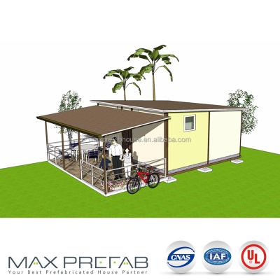 China 2 bedroom living house KH7858 easy assemble prefab eco construction prefab container kit homes for sale